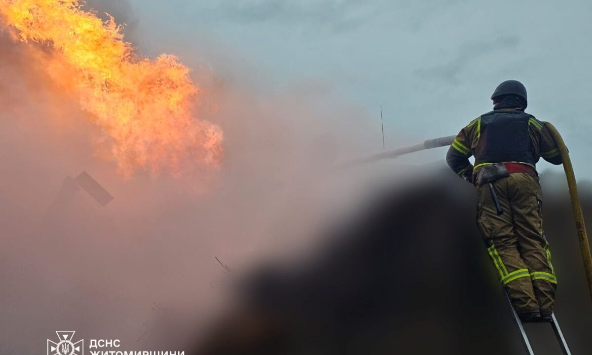 Вночі ворог вдарив по Житомирській області